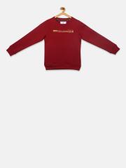 Monte Carlo Boys Red Printed Sweatshirt