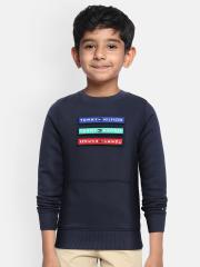 Tommy Hilfiger Boys Navy Blue Sweatshirt