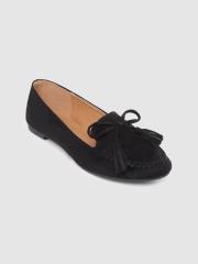 Lavie Women Black Tasseled Loafers