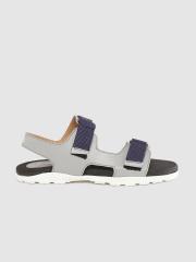 The Roadster Lifestyle Co Women Grey & Navy Blue Sports Sandals