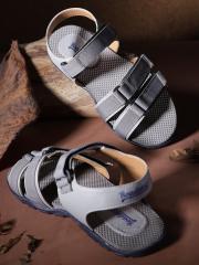 The Roadster Lifestyle Co Women Grey Solid Sports Sandals