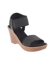 Catwalk Women Black Solid Wedges