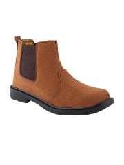 Shoetopia Boys Tan Brown Flat Boots