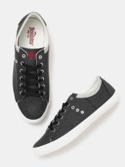 Roadster Men Charcoal Grey Sneakers