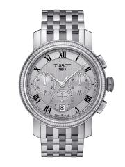 TISSOT Men Silver-Toned Chronograph Watch T0974271103300