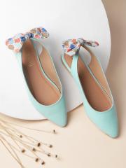 DressBerry Women Blue Solid Flats