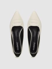 DressBerry Women Off-White Solid Ballerinas