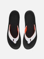 Nike Men White & Black KEPA KAI Solid Thong Flip-Flops