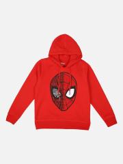 Kids Ville Spiderman featured Red Hoodie for Boys