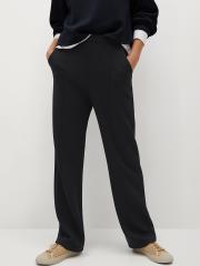 MANGO Women Black Trousers