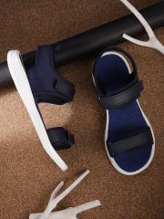 The Roadster Lifestyle Co Women Navy Blue Solid Sports Sandals