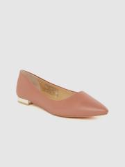 Allen Solly Women Tan Brown Solid Ballerinas