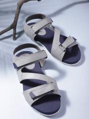 The Roadster Lifestyle Co Women Grey Solid Sports Sandals