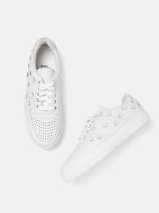 YK Girls White Sneakers