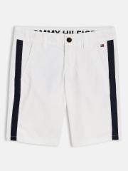 Tommy Hilfiger Boys White Striped Shorts