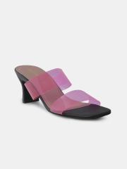 DressBerry Women Pink Solid Sandals