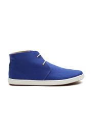 Carlton London Women Blue Mid-Top Sneakers