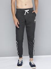 Kook N Keech Men Charcoal Grey Solid Joggers