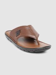 Ventoland Men Tan Brown Leather Sandals