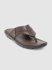 Ventoland Men Brown Leather Sandals