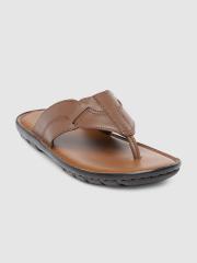 Ventoland Men Tan Brown Leather Sandals