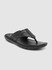 Ventoland Men Black Leather Sandals