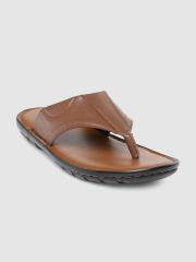 Ventoland Men Tan Brown Leather Sandals