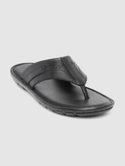 Ventoland Men Black Leather Sandals