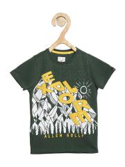 Allen Solly Junior Boys Multicoloured Printed T-shirt