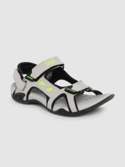 Lee Cooper Men Grey Solid Sports Sandals