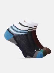 HRX by Hrithik Roshan Men Pack Of 3 Ankle Length Socks