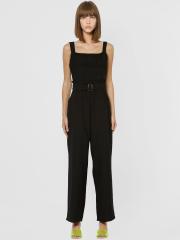 ONLY Women Black Solid Basic Jumpsuit