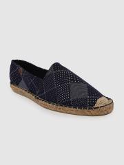 WROGN Men Blue Printed Espadrilles