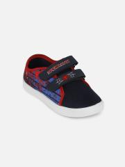 Kids Ville Boys Red Spiderman Printed Sneakers