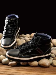 iD Men Black Regular Boots