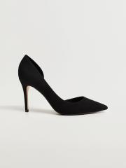 MANGO Women Black Solid Pumps