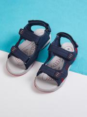 Fame Forever by Lifestyle Boys Navy Blue & Grey Comfort Sandals