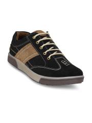 Get Glamr Men Black Suede Sneakers