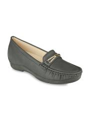 Flat n Heels Women Olive Green Loafers