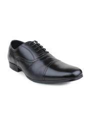 Red Tape Men Black Leather Formal Shoes