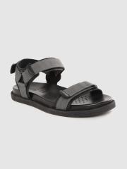 Geox Men Grey & Black Comfort Sandals