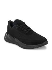 Mactree Men Black Mesh Running Shoes