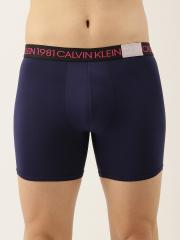 Calvin Klein Underwear Men Navy Blue Solid Trunks NB20965VZ