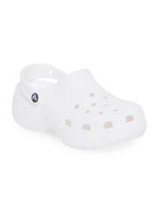 Crocs Classic  Women White Solid Clogs