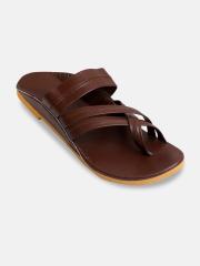 PANAHI Men Brown Comfort Sandals