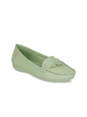 ELLE Women Green Loafers Casual Shoes