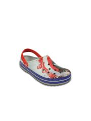 Crocs Crocband  Women Off-White Printed Clogs