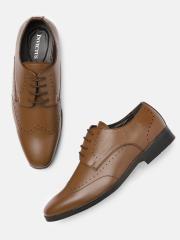 INVICTUS Men Brown Solid Formal Brogues