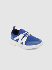 YK Boys Blue & White Knitted Sneakers