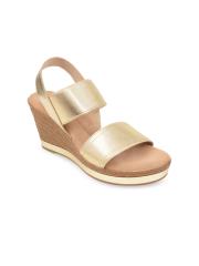 Rocia Women Gold-Toned Solid Sandals